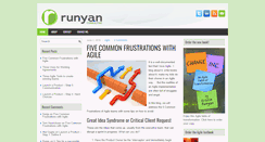 Desktop Screenshot of kristinrunyan.com